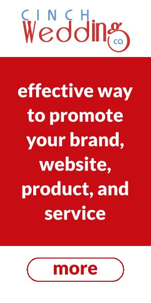 display advertising on cinchWedding.ca