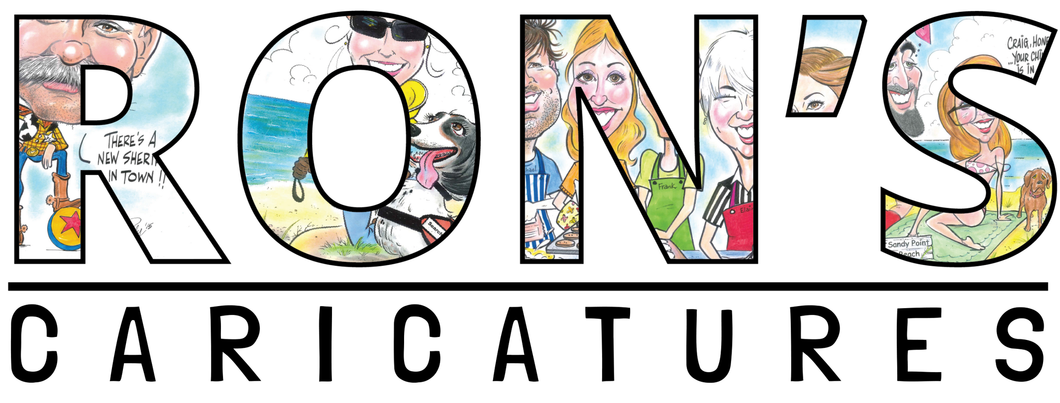 Rons Caricatures logo